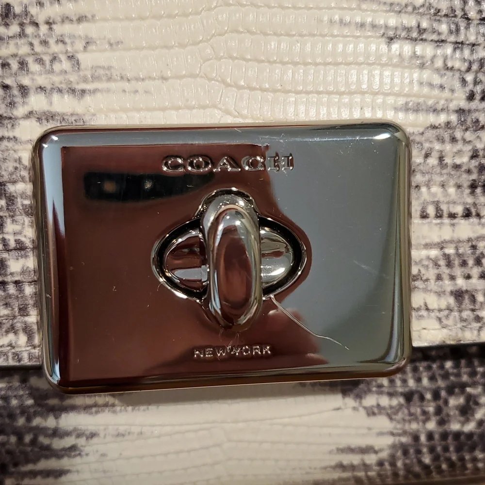 Coach Lizard Embossed Cassidy Crossbody